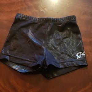 Black GK Gymnastics shorts